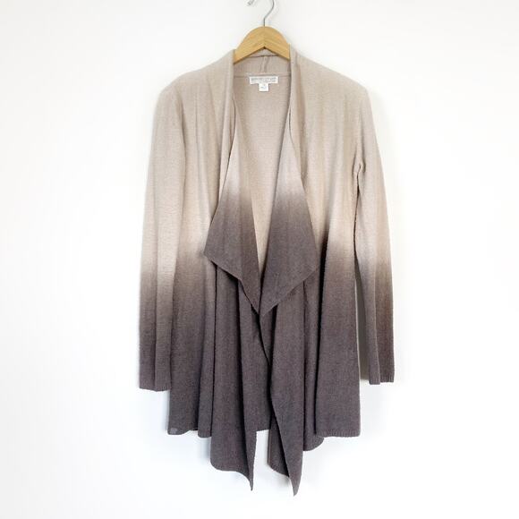 Barefoot Dreams Cozychic Lite Calypso Bamboo Drape Ombre Cardigan - Picture 2 of 6